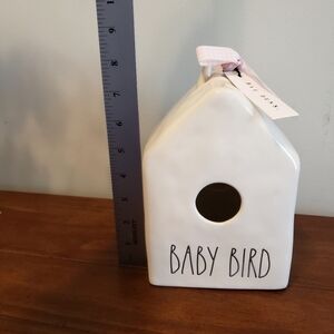 RAE DUNN NEW  Baby Bird Elongated Square Birdhouse
